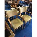 Four carver chairs