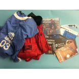 Quantity of Robbie Williams memorabilia and collectables, tickets, T-Shirts etc.