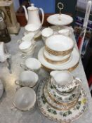 A collection of Duchess Ascot and a Colclough tea set
