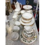 A collection of Duchess Ascot and a Colclough tea set