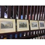 Collection of four prints, various views of Essex