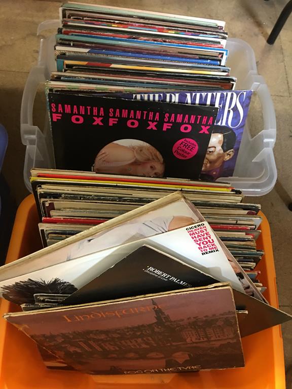 Four boxes of records - Image 2 of 4