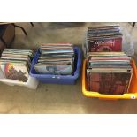 Four boxes of records