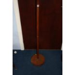 Teak standard lamp