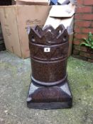 Salt glazed chimney pot