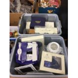 Two boxes assorted including Ringtons china