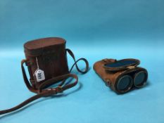 Two pairs of binoculars including Nagretti and Zam