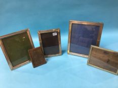 Various silver frames