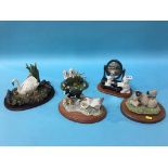 Various Regency and Border Fine Arts figure groups