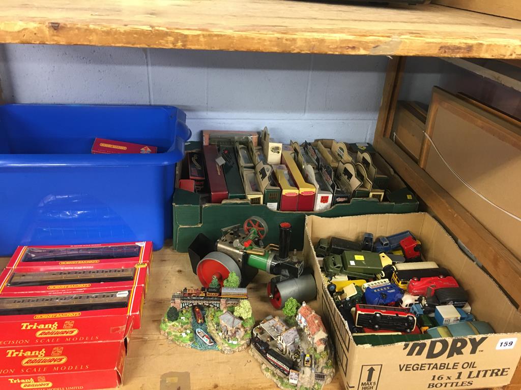 Quantity of various toys including Die Cast and Hornby