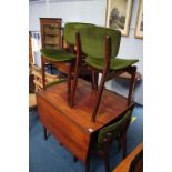 A G Plan drop leaf table and four chairs