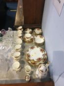 Royal Albert Old Country Roses tea and dinner service etc.