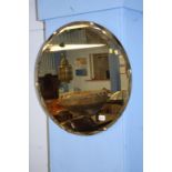 Circular wall mirror
