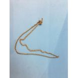 A 9ct gold necklace, 25.8g