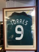 Signed Fernando Torres football strip