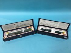 Two boxed Bachman '00' gauge model trains