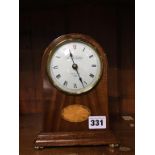 Reproduction mahogany mantle clock