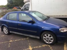 Vauxhall Astra automatic, no MOT/SORN, 1598CC, 200