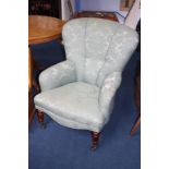 A Victorian style armchair