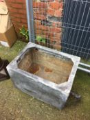 Galvanised water tank