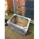 Galvanised water tank