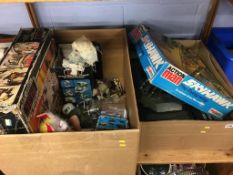 Quantity of vintage toys including Action Man and