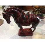 Royal Doulton flambe archives 'Tang' horse no 79