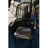 Elm seat Windsor chair