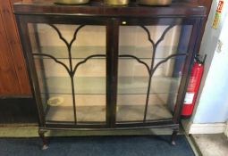 Mahogany china cabinet