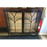 Mahogany china cabinet