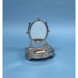 A miniature silver dressing table mirror, William Comyns London 1902