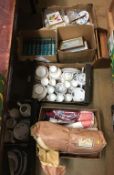 Ten boxes assorted including china, glassware etc.