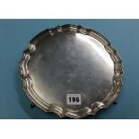 Silver salver Poston Products Ltd Sheffield 1964 (15.49oz)