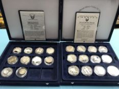 Quantity of silver coins etc.