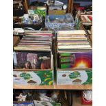 Quantity LPs in two boxes including Black Sabbath etc.