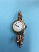 Ladies 9ct wristwatch