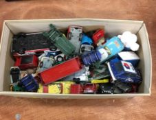 One box die cast vehicles etc.