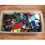 One box die cast vehicles etc.