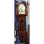 Eight day mahogany long case clock