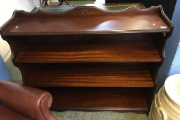 Modern mahogany bookshelf