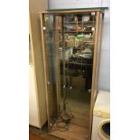 Modern glazed display cabinet