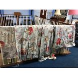 Quantity of William Morris style curtains