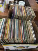 Two boxes LPs, including Elton John etc.