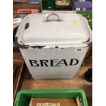 Bread bin and candle sticks