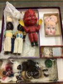 Collection vintage dolls