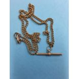 A 9ct watch chain, weight 24g