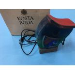 Boxed Kosta Boda light, by Kjell Engman