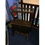 Barley twist table and a drop leaf table