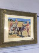 Neill C. Woods, oil, signed, dated 2011, 'Nice Ass', 30 x 39cm