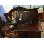 Mahogany mirror back sideboard